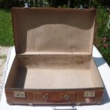 Old suitcase of 50-60 years