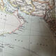 Carte ancienne Asie 69,5x52,5cm