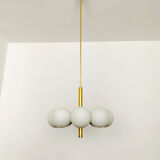 Brass Sputnik chandelier by Kaiser Leuchten