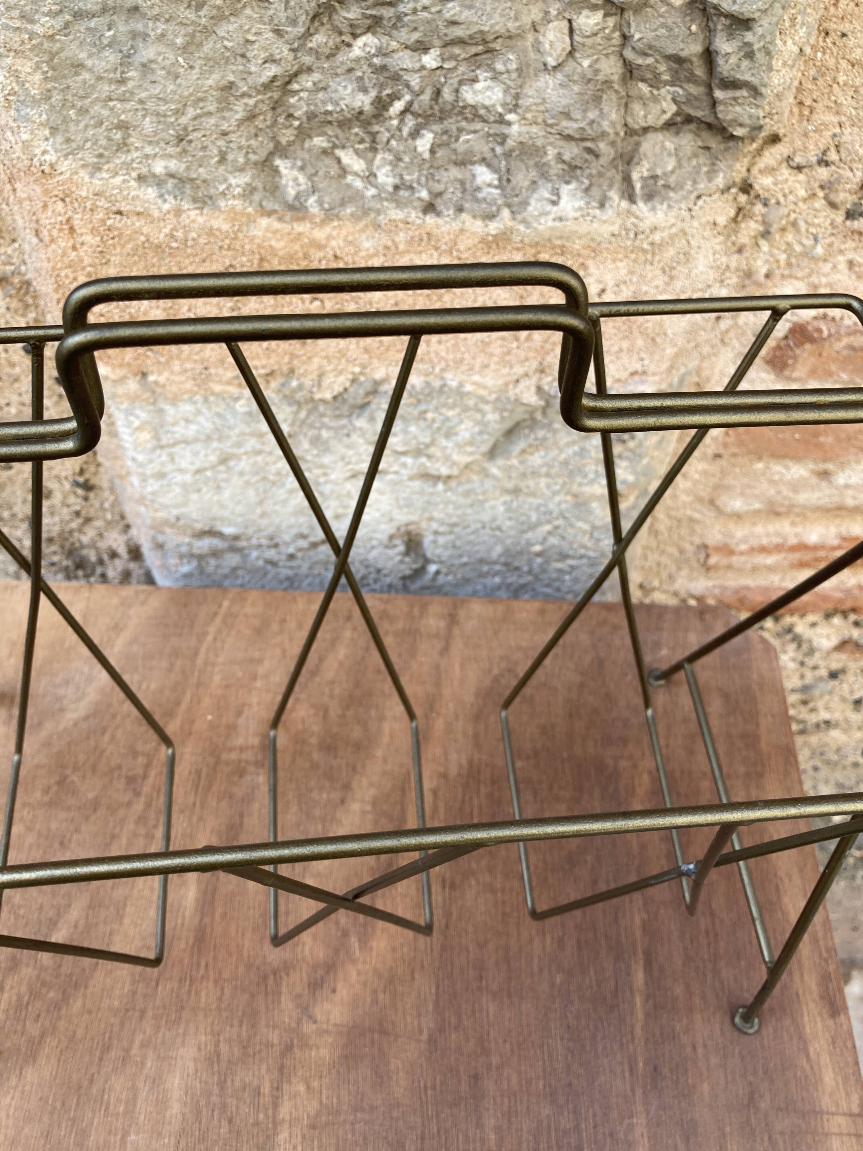 Brass magazine holder