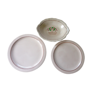Old Longwy plates
