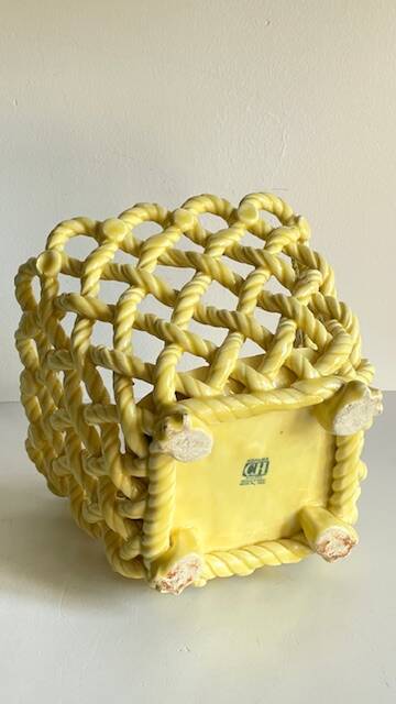 Vintage Braided Cache-Pot