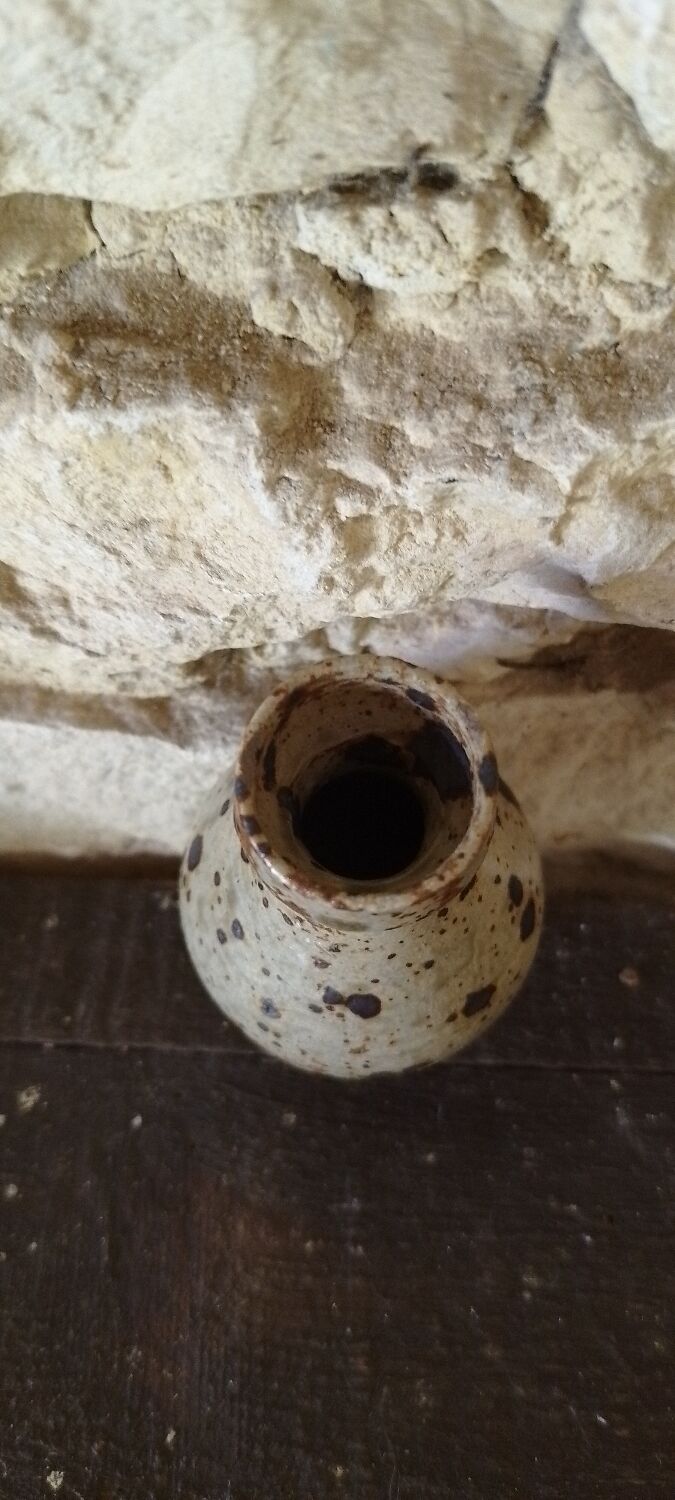 Small vintage stoneware vase