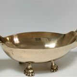 Zoomorphic cut brass bird 70s