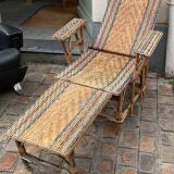 Rattan chaise longue 1910/1920