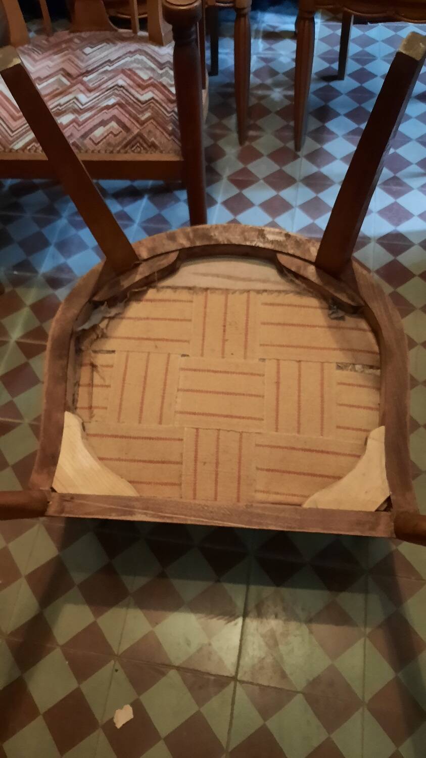 Art deco armchairs and chairs set