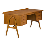 Mid-Century Danish Teak Desk by Svend Åge Madsen for Sigurd Hansen, 1950s