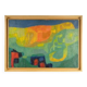 Painting, oil on canvas, by the painter Szasz, early 20th century.