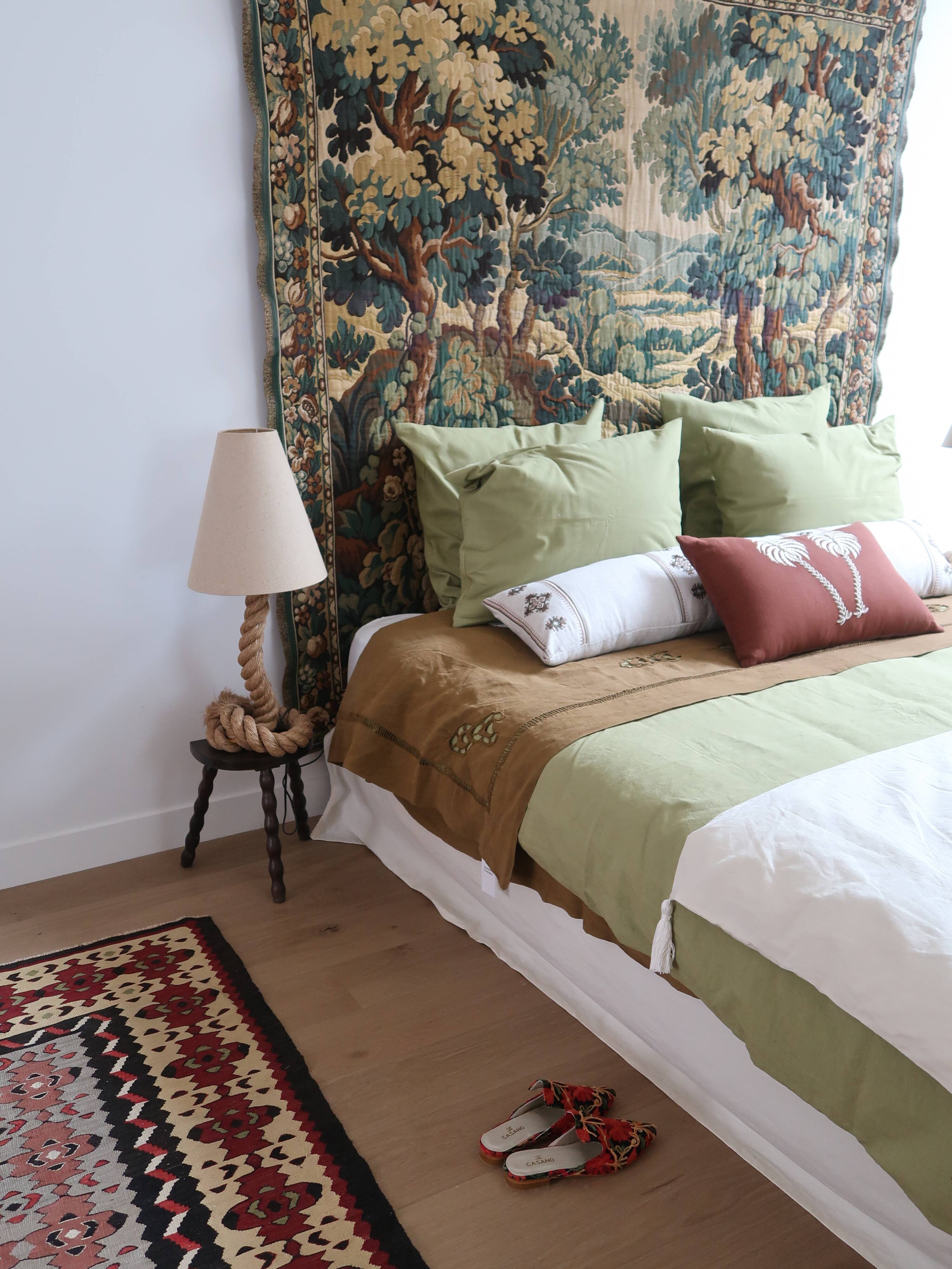 Paire lampes corde vintage