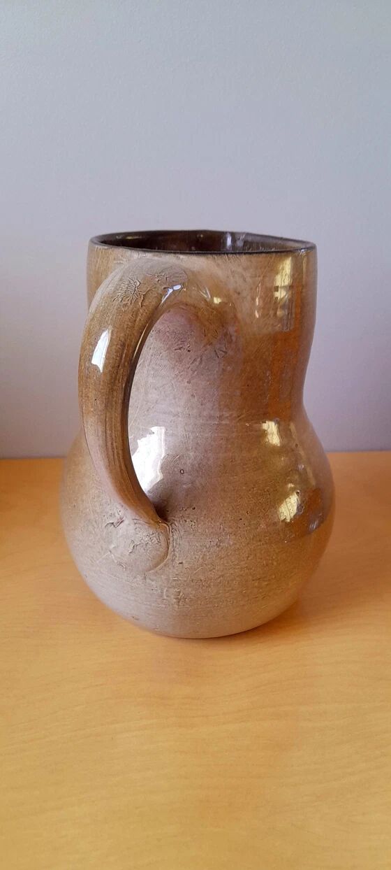 Zoomorphic Pitcher Owl, Michel Bailly, 1960.