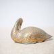 Brass duck, vintage duck figurine, brass animal, brass statue, duck statue, lying duck