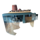 Curved glass firewall