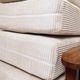 Vintage armchairs set of 2 brutalism off white corduroy