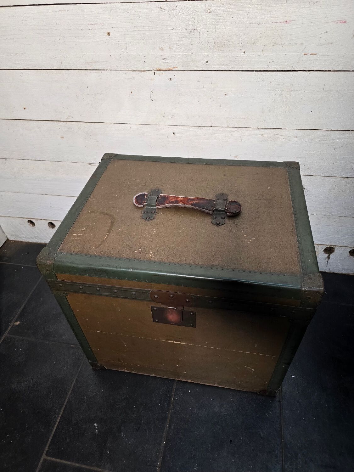 Moynat Paris travel trunk from the early 20th century.