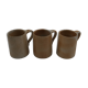 Trio mugs grès vintage