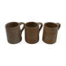 Trio mugs vintage sandstone