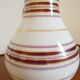 Vintage 1960s pear-shaped opaline lamp base