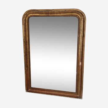 Miroir ancien doré 121 x 83 style Louis Philippe