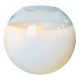 Lampe de table globe grande taille en verre par Ilu Design, Pays-Bas, années 1990.
