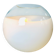 Lampe de table globe grande taille en verre par Ilu Design, Pays-Bas, années 1990.