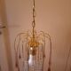 Lustre a gouttes vintage murano
