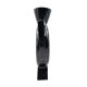Organic modern black ceramic vase, Italy 1980s