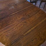 Scandinavian extendable table in rosewood from the 1960s.
