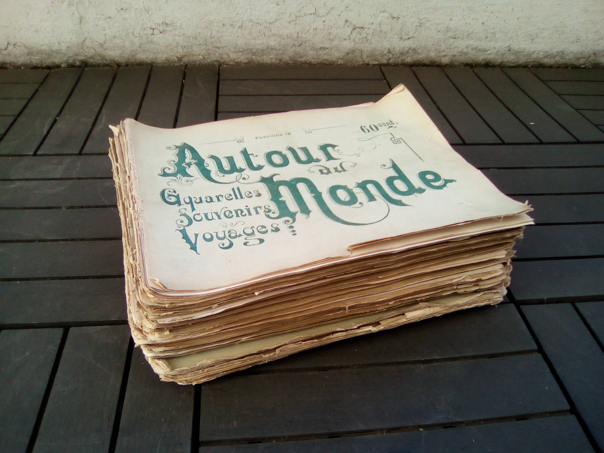 Lot "Autour du monde, aquarelles, souvenirs et voyages", L. BOULANGER Editeurs, Paris