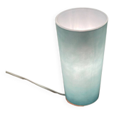 Lampe en verre bleue