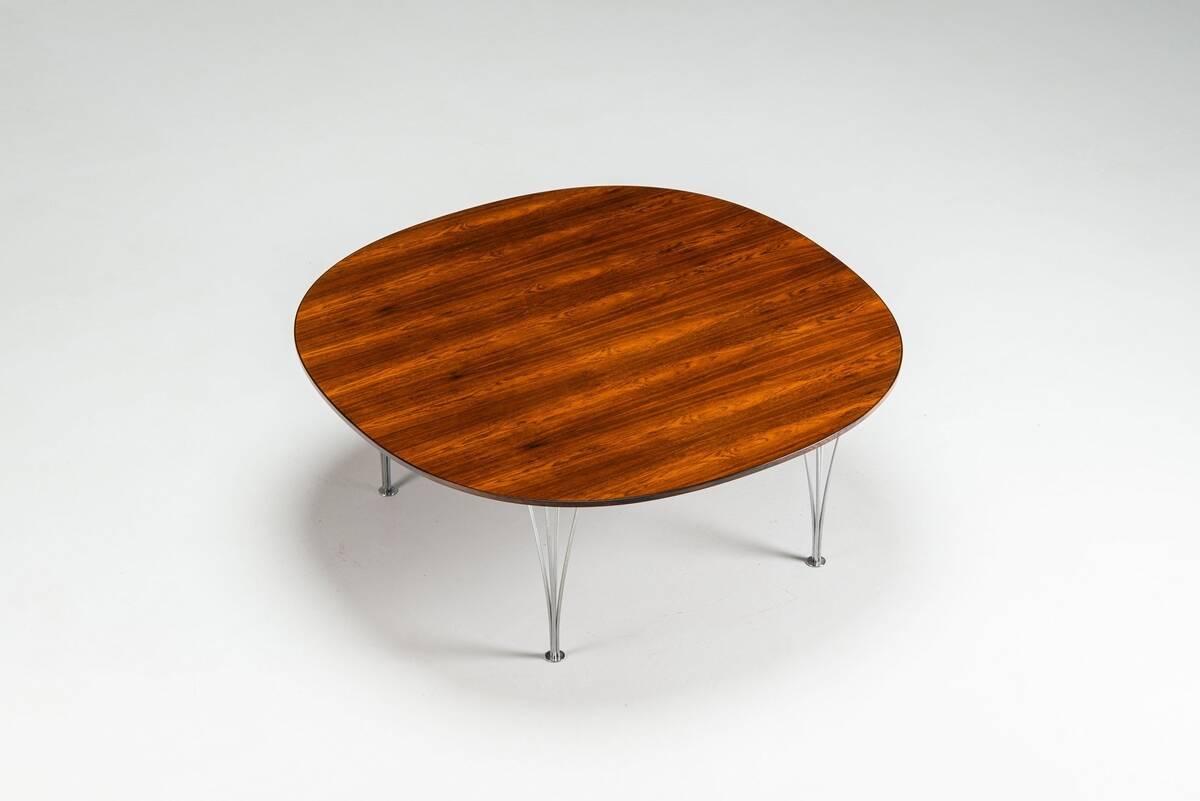 Piet Hein & Bruno Mathsson Superellipse coffee table Fritz Hansen Denmark 1968