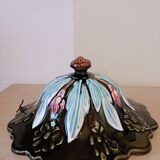 Suspended planter in slipware