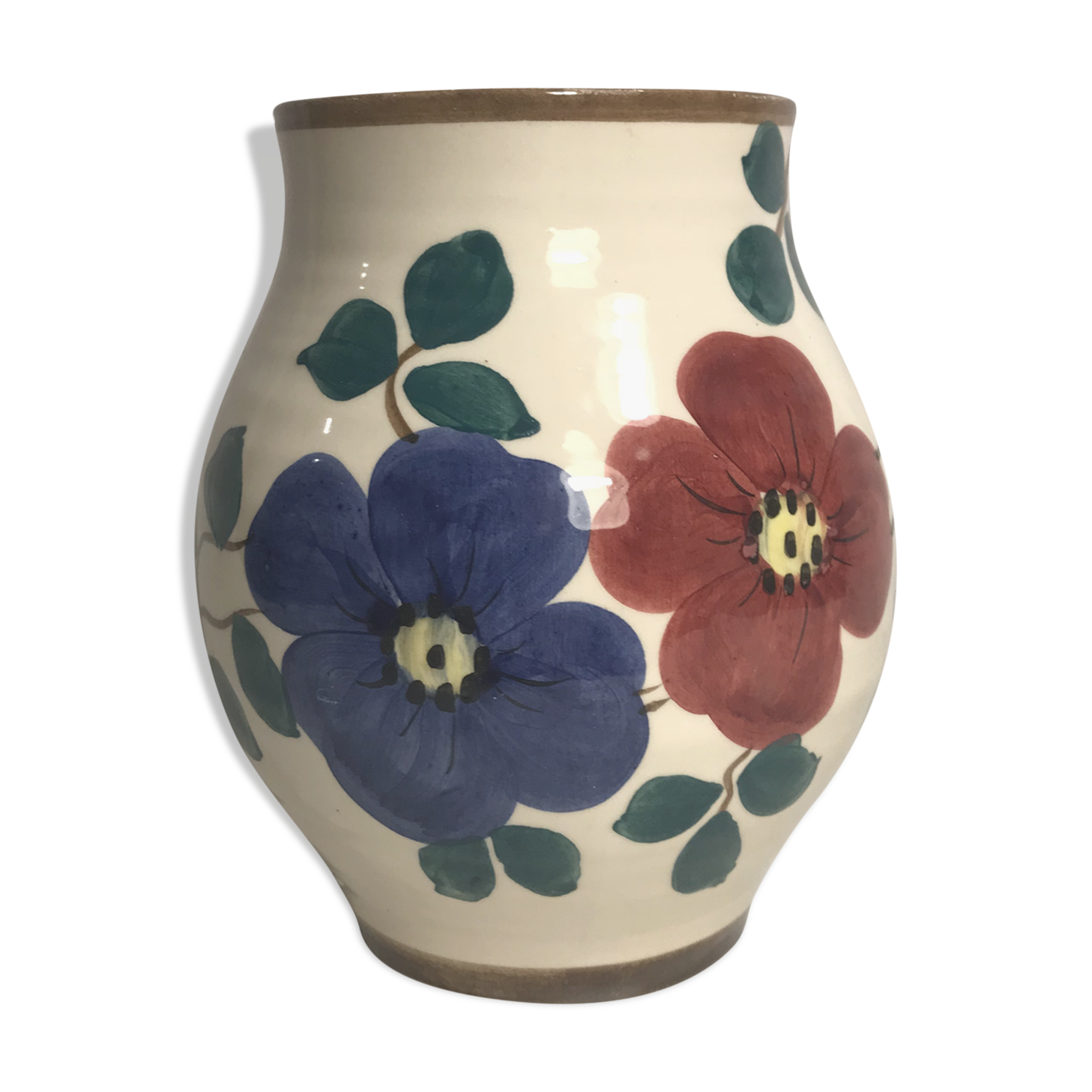 Ceramic vase St Amand, France