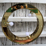 Round brass suspension