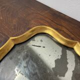 Old wooden mirror