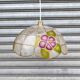 Mother-of-pearl and brass pendant light 1940