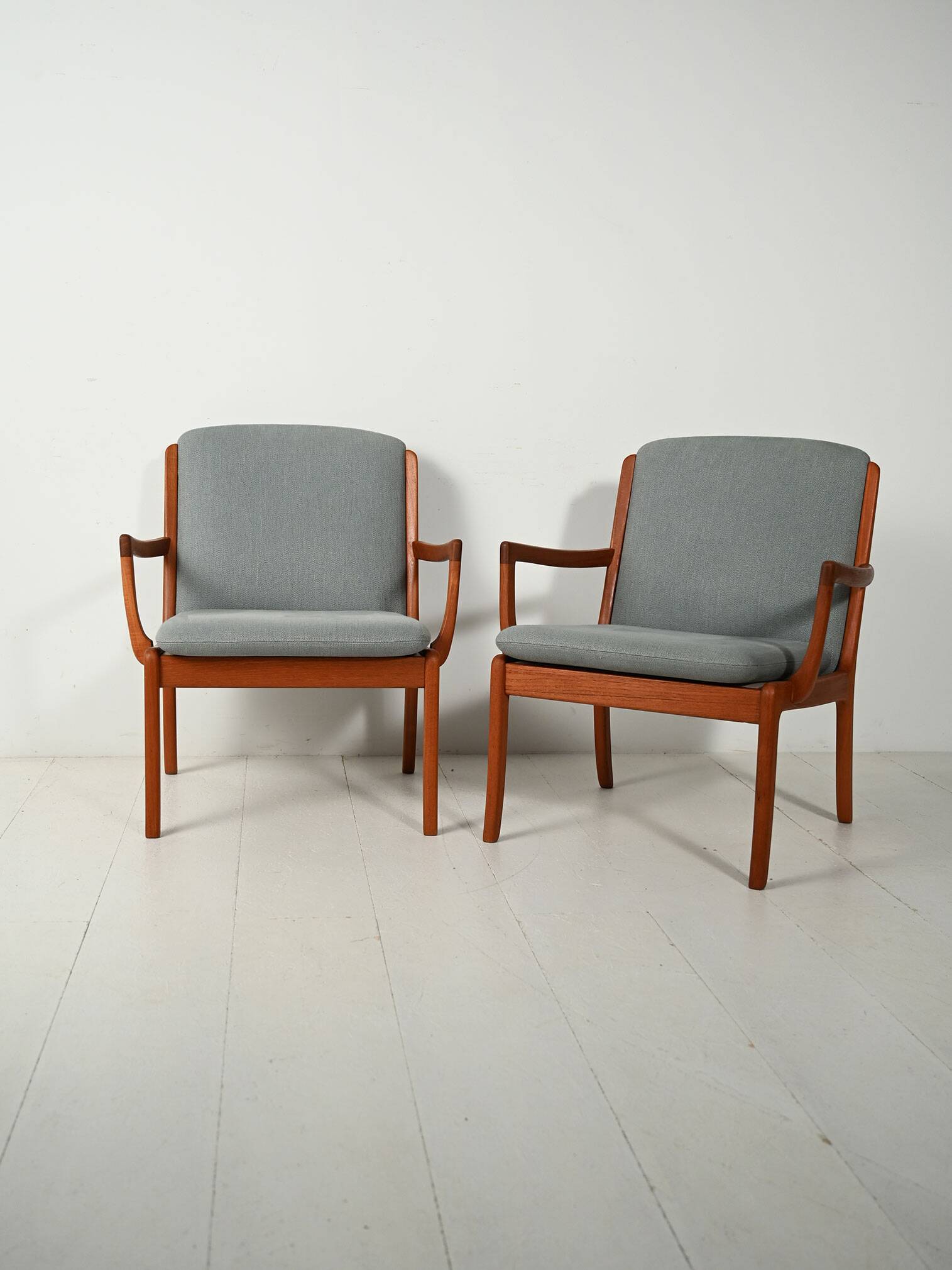 Paire de fauteuils Senator d'Ole Wanscher pour Cado