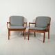 Paire de fauteuils Senator d'Ole Wanscher pour Cado