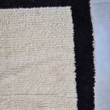 Handmade wool berber carpet in azilal 208/190