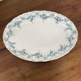 Plat oval 32 cm en faïence de Maastricht modèle Clara