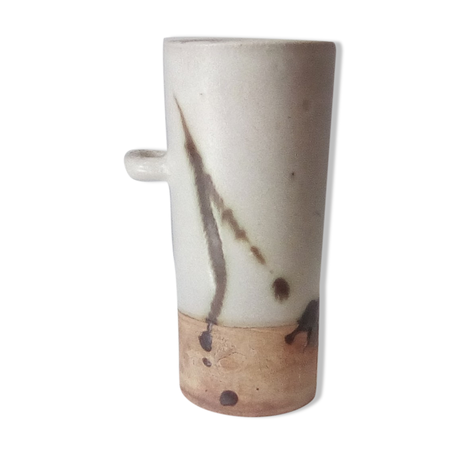 Sandstone pot 60s/70s la Colombe Vallauris