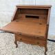 Secretary desk with a hump, oak