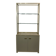 1970s Pierre Vandel Display Cabinet Shelving Cream and Brass