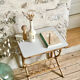 Rattan side table