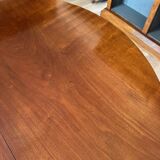 Large antique oval Dutch mahogany table