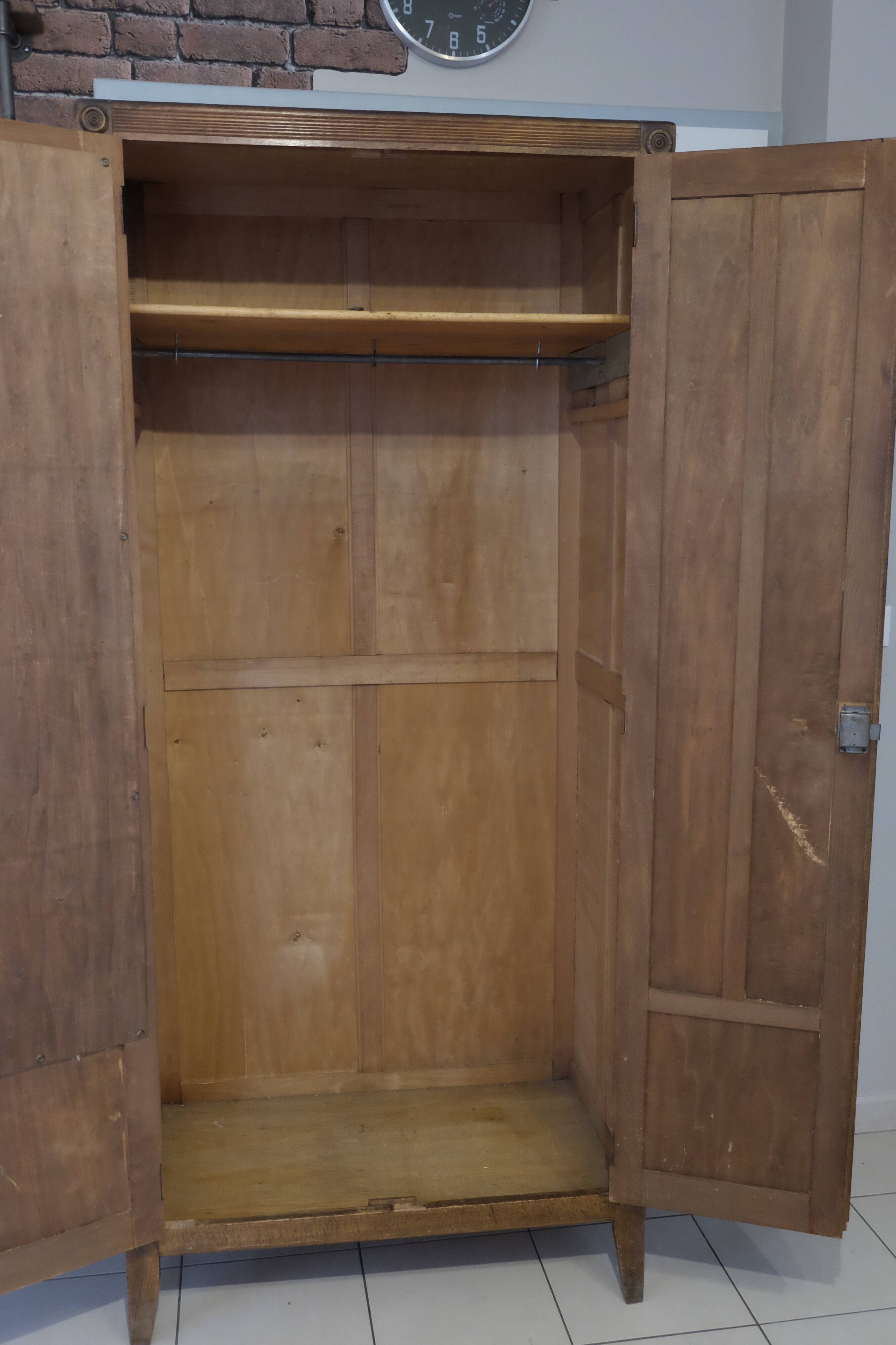 Wardrobe with mirror paris vintage