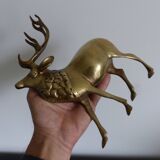 Brass deer.