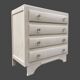Commode Art Déco pieds moustaches, 1930