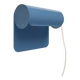 Light blue perforated metal suspension by Abo Randers, Danish postmodern, 1980s.