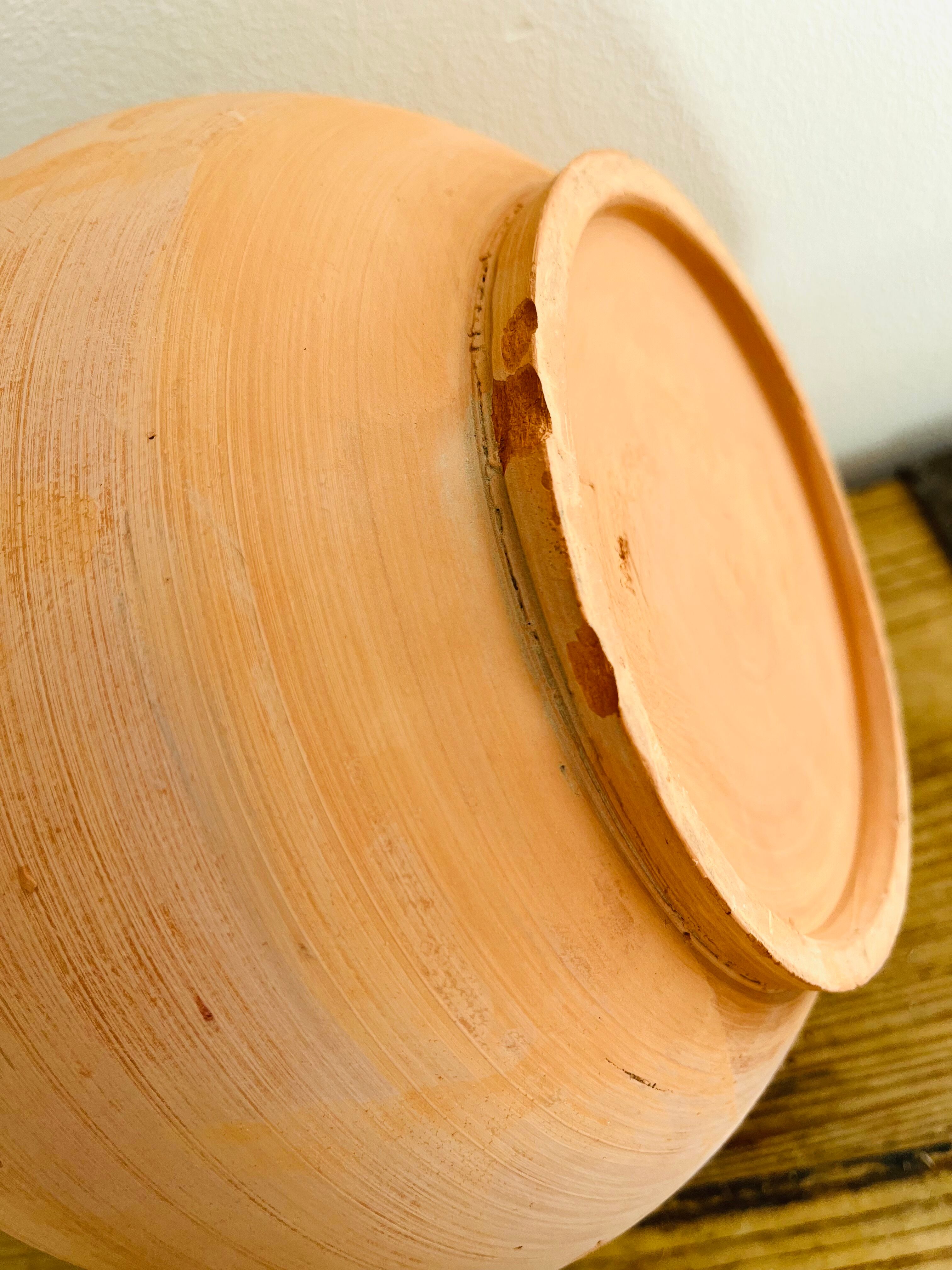 Moroccan terracotta vase