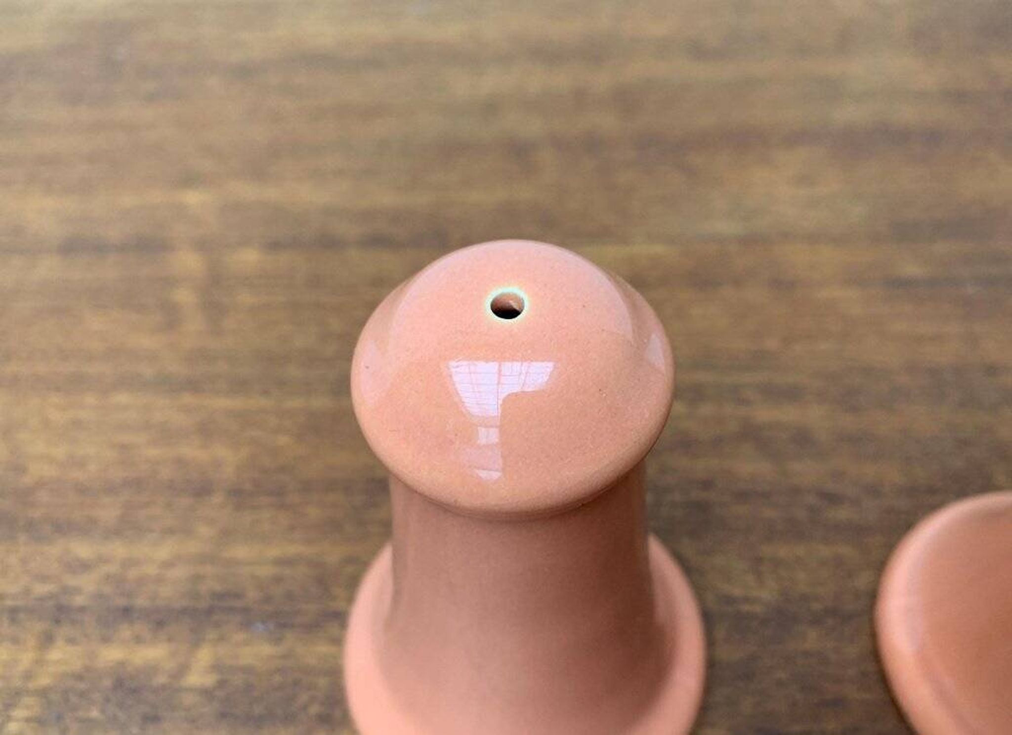 Postmodern ceramic salt and pepper shakers by Gallo Design for Villeroy & Boch, set of 2.